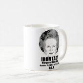 Margaret Thatcher Iron Lady Herdenking Koffie Mok (Voorkant rechts)