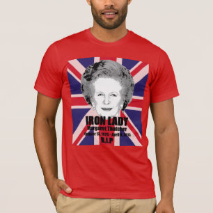 Margaret Thatcher Iron Lady Herdenking Shirt