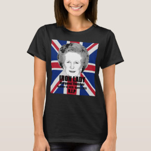 Margaret Thatcher Iron Lady Herdenking Shirt