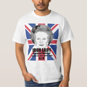 Margaret Thatcher Iron Lady Herdenking Shirt