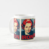 Margaret Thatcher "Iron"-Mok Koffiemok (Voorkant links)
