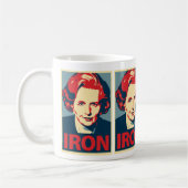 Margaret Thatcher "Iron"-Mok Koffiemok (Links)