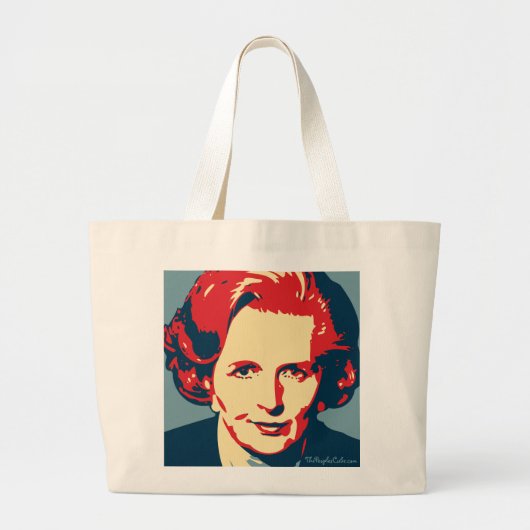 Margaret Thatcher - Iron: OHP Bag Grote Tote Bag (Voorkant)
