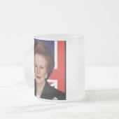 Margaret Thatcher Matglas Koffiemok (Voorkant links)