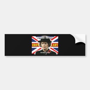 Margaret Thatcher minister-president Bumpersticker