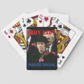 Margaret Thatcher minister-president Pokerkaarten (Achterkant)