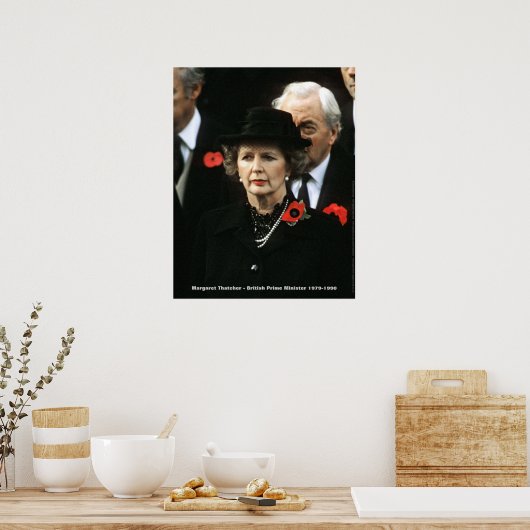 Margaret Thatcher minister-president Poster (Keuken)