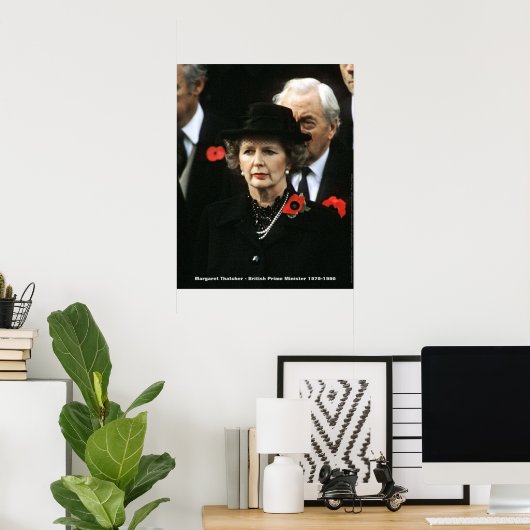 Margaret Thatcher minister-president Poster (Thuiskantoor)