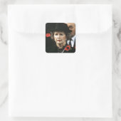 Margaret Thatcher minister-president Vierkante Sticker (Tas)