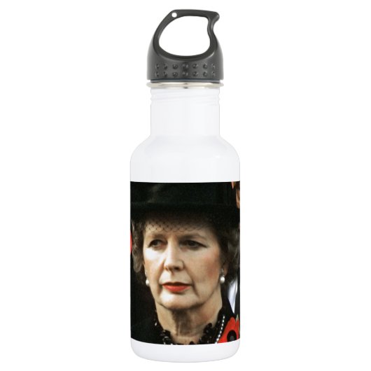 Margaret Thatcher minister-president Waterfles (Voorkant)