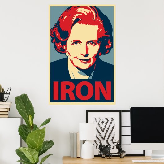 Margaret Thatcher Poster (Thuiskantoor)