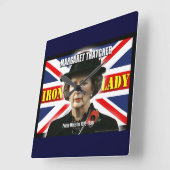 Margaret Thatcher Prime Minister Vierkante Klok (Hoek)