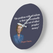 Margaret Thatcher Quote over het socialisme Grote Klok (Hoek)