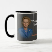Margaret Thatcher Quote over het socialisme Mok (Links)