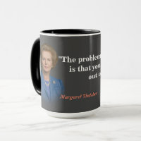 Margaret Thatcher Quote over het socialisme