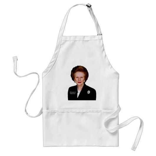 Margaret Thatcher Standaard Schort (Voorkant)