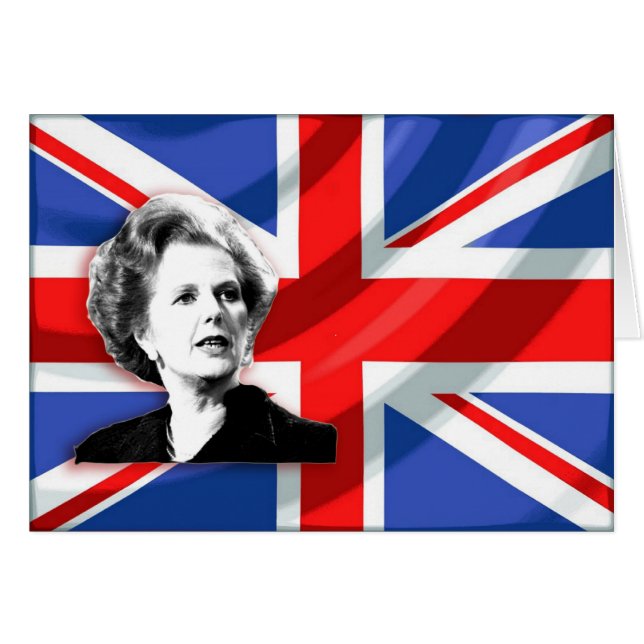 Margaret Thatcher Union Jack (Voorkant Horizontaal)