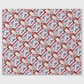 MARGARET THATCHER UNION JACK CADEAUPAPIER (Vlak)