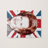 MARGARET THATCHER UNION JACK LEGPUZZEL (Horizontaal)