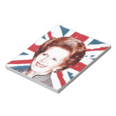 MARGARET THATCHER UNION JACK NOTITIEBLOK (Linkerzijde)
