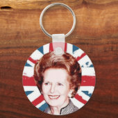 MARGARET THATCHER UNION JACK SLEUTELHANGER (Voorkant)