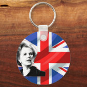 Margaret Thatcher Union Jack Sleutelhanger (Voorkant)