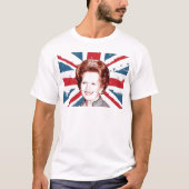 MARGARET THATCHER UNION JACK T-SHIRT (Voorkant)