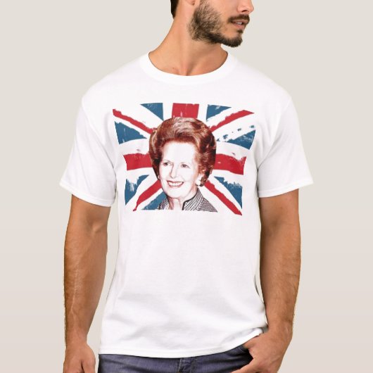 MARGARET THATCHER UNION JACK T-SHIRT (Voorkant)