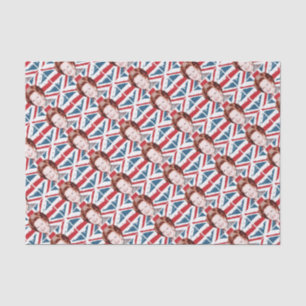 MARGARET THATCHER UNION JACK TISSUEPAPIER