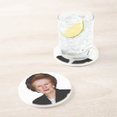 Margaret Thatcher Zandsteen Onderzetter (Zijkant)
