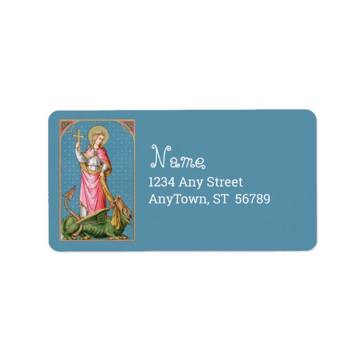 Margaret van Antioch (SAU 038) Etiket (Voorkant)