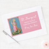 Margaret van Antioch (SAU 038) Rechthoekige Sticker (Envelop)