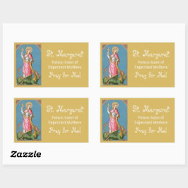 Margaret van Antioch (SAU 038) Rechthoekige Sticker