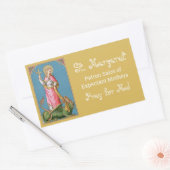 Margaret van Antioch (SAU 038) Rechthoekige Sticker (Envelop)