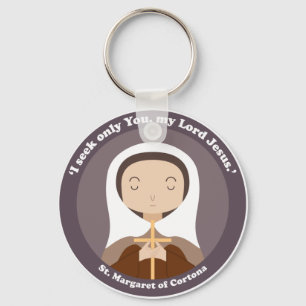 Margaret van Cortona Sleutelhanger