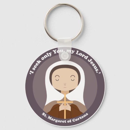 Margaret van Cortona Sleutelhanger (Voorkant)