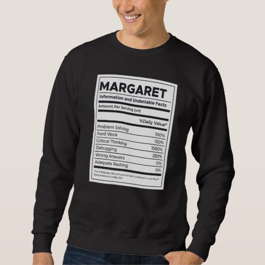 Margaret Voeding Informatie Probleem Oplossen Har Trui (Voorkant)