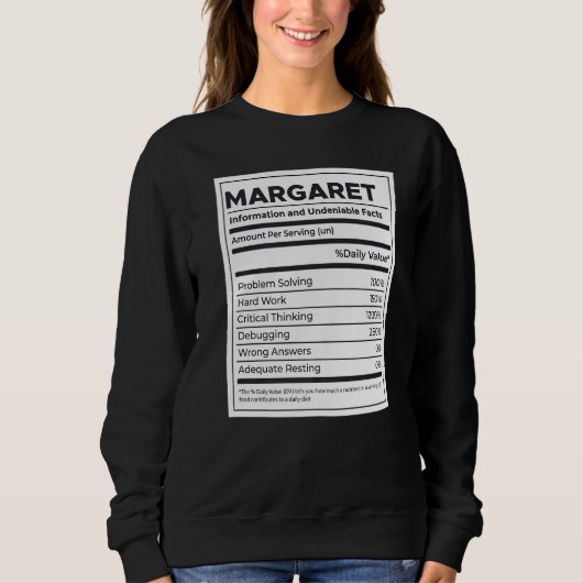Margaret Voeding Informatie Probleem Oplossen Har Trui (Voorkant)