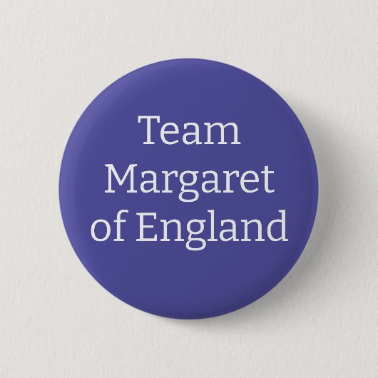 Margaretha van Engeland, koningin van Schotland Ronde Button 5,7 Cm (Voorkant)