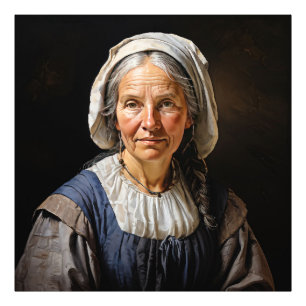 "Margaretha's Embrace" Een eerbiedwaardige Nederla Foto Afdruk