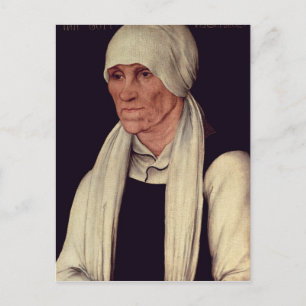 Margarethe Luther , moeder van Martin Luther Briefkaart