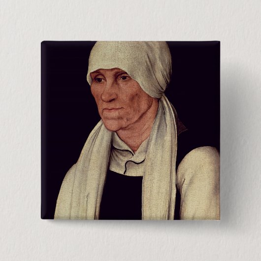 Margarethe Luther , moeder van Martin Luther Vierkante Button 5,1 Cm (Voorkant)