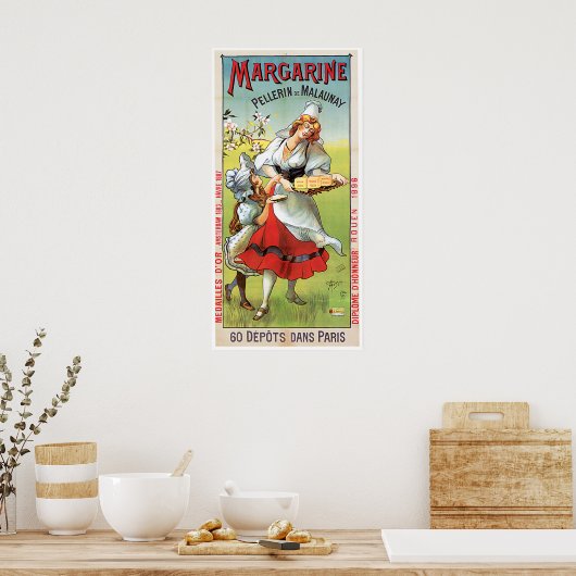 Margarine  Food and Art Poster (Keuken)