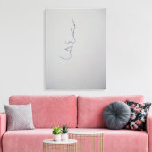 Margarita '56 canvas afdruk (Insitu (Woonkamer))