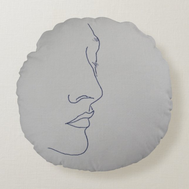 Margarita '56 rond kussen (Voorkant)