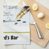 Margarita aangepaste balk Tekening op maat Theedoek (Quarter Fold)