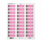 Margarita Adresetiketten Etiket (Full Sheet)