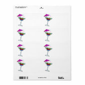 MARGARITA AFDRUKBARE ETIKETTEN, NAAM TAGS ETIKET (Full Sheet)