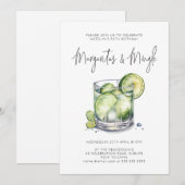 Margarita Any Age Verjaardag Cocktail Party Kaart (Voorkant / Achterkant)