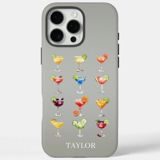 Margarita Anyone met monogram Case-Mate iPhone Case (Achterkant)